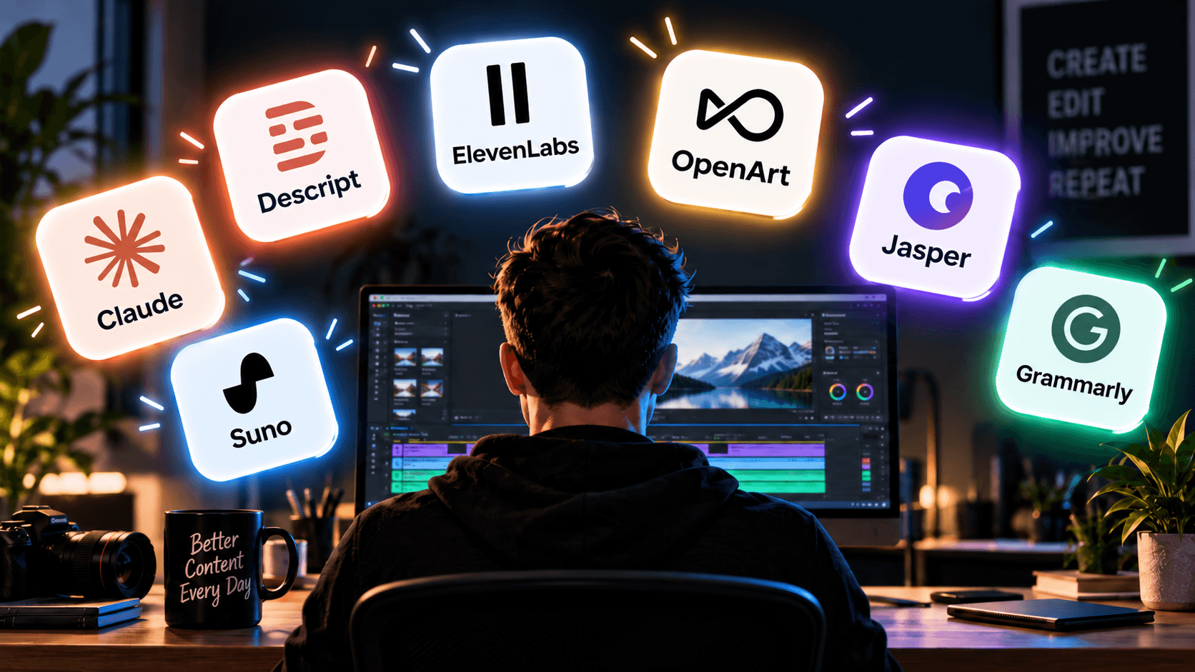 Best AI Tools for Solo Content Creators